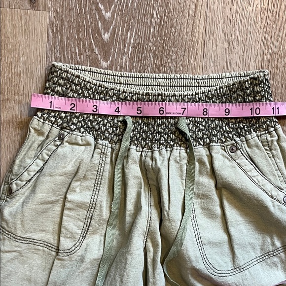 Rewash Light Olive Wide Leg Pants - Picture 5 of 7